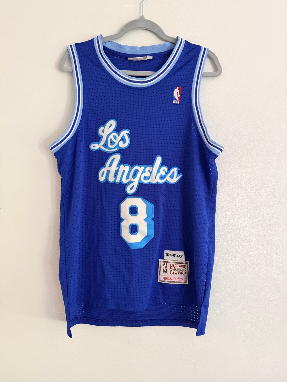 Authentic Kobe Bryant Los Angeles Lakers Throwback Jersey Blue #8